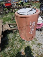 Coca Cola cooler. Per owner it runs and works