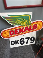 DeKalb plastic sign