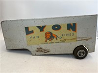 Vintage Smith Miller Lyon Van lines Toy Truck
