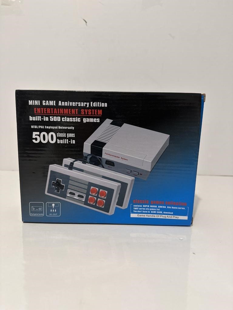 Classic Retro Game Console, AV Output 8-bit NES Vi
