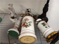 ASSORTED LAMPS, OIL LAMPS