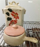 MCCOY CANISTER AND BEAN POT