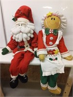 MR AND MRS CLAUS  48IN