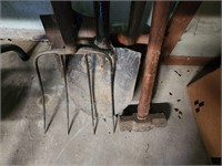 Sledge Hammer, Pitch Fork, Shovels