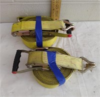 2.5" Ratchet Straps W/Wire Hooks