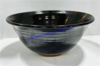 Huge Stoneware Pottery Bowl (8” Tall x 16”