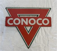 Conoco Metal Sign 11"x 12.5”