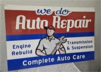 "We Do Auto Repair" Corrugated Plastic Sign