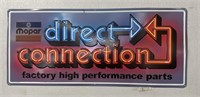 Mopar Direct Connection Metal Sign 48.5"x 21”