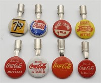 Vintage Soda Advertising Celluloid Pencil Clip /
