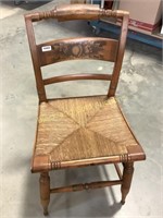 Hitchcock Style Wood & Cane Chair