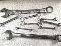 Several Craftsman Wrenches, Unmarked Drill Bits,