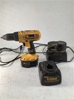 DeWalt 14.4v Drill & Battery, 2 Chargers, & More