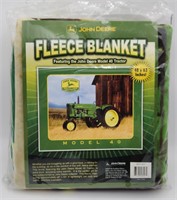 John Deere Model 40 Tractor Fleece Blanket