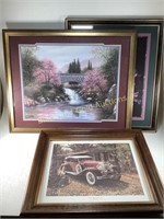 2 Framed Paintings & 1 Framed Photo