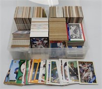 Baseball Card Storage Protector Case With Cards