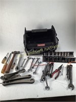 Craftsman Tool Bag & Assorted Sockets & Wrenches