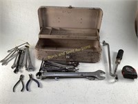 Toolbox with Wrenches & Wire Cutters