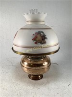 Vintage Covered Oil Lamp