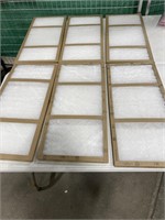 12 GLASFLOSS AIR FILTERS 14x30x1 INCH