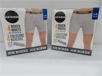 2 - JOE BOXER BRIEGS 4 PACK LARGE 36-38