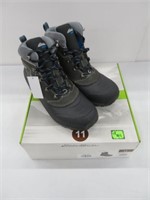 EDDIE BAUER MEN'S BLACK SNOWFALL BOOT (SIZE 11)