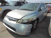 2008 Honda Civic JHMFA36228S006107 Blue