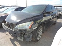 2015 Nissan Sentra 3N1AB7AP9FL696164 Black