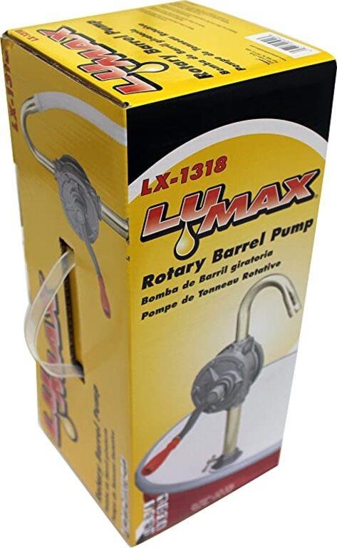Lumax Gray LX-1318 Rotary Barrel Pump for transfer