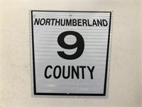 NORTHUMBERLAND 9 SIGN