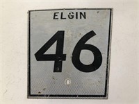 ELGIN 46 SIGN