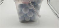 NEW 26 Recycled Two Nike Golf Balls Bucket White