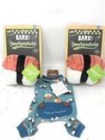 New Dog Lot, XS Size Dog Pajamas with Two Bark