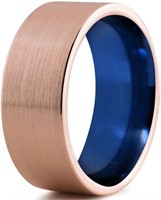 NEW (7.5) Tungsten Band Rose Gold Plated