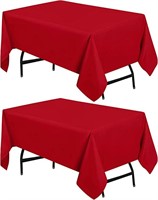 Pack of 2 Utopia Kitchen Square Table Cloth, 70x70