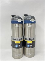 New ( 2 ) Contigo Ashland Autospout Water Bottle