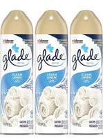 New Glade Aerosol Air Freshener Clean Linen , 8