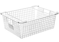4 Pack Stackable Wire Storage Baskets With