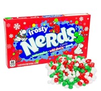 (4) Frosty Nerds Holiday Candy Theatre Box, 142g