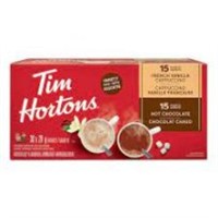 30Pk Tim Hortons Variety Pack, Hot Chocolate and