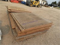 pallet used plywood, approx. 13 full sheets