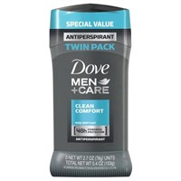 Dove Men+Care Antiperspirant 2pk, 48hr Protection