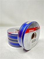 New (3) 2inch Blue Poly Satin Waterproof