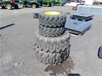 (4) Tractor Tires & Rims