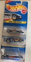 Three hot wheels new in package