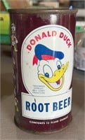 Donald Duck Root Beer can
