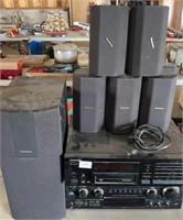 Pioneer, six disc changer, and Panasonic AV