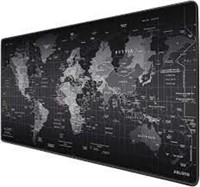 ONMIER Large Gaming Mouse Pad, Black/Map Pattern