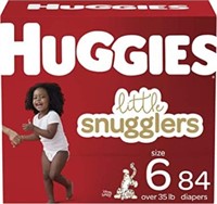Huggies Little Snugglers 84pk, Size 6 (Over
