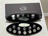 2000 Sterling Silver 12 Pc Coin Set